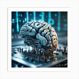 Artificial Intelligence Stock Photos & Royalty-Free Footage 1 Art Print