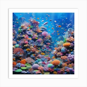 Coral Reef 1 Art Print