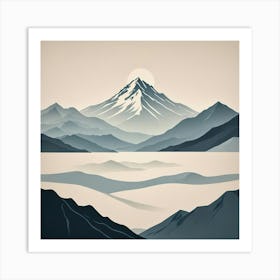 Mountain Landscape 32 Art Print