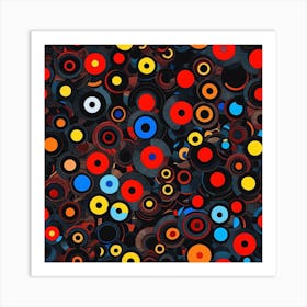 Abstract Circles Art Print