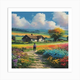 Day In The Country Art Print