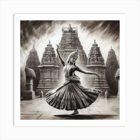 Dancing with joy Art Print