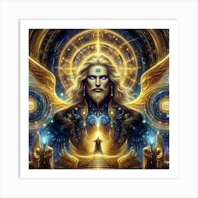 Cosmic Christ Art Print