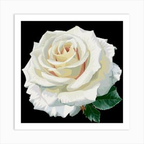 White Rose 1 Art Print