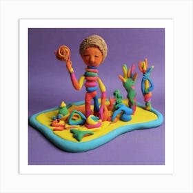 CLAY ART 2 Art Print