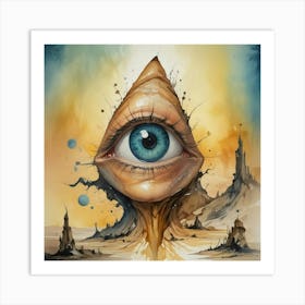 All Seeing Eye Art Print