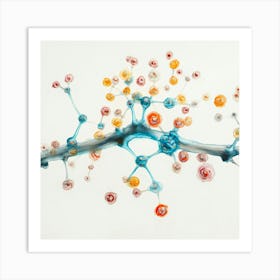 'Brain Cells' Watercolor Illustration Art Print