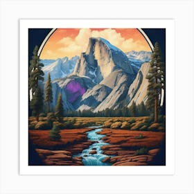 Yosemite National Park Art Print