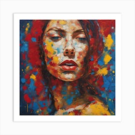 Portrait Of A Woman Art Print