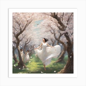 Cherry Blossoms Art Print