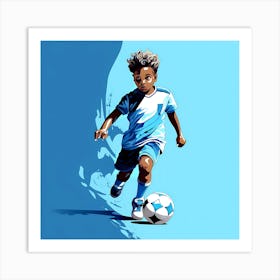 Soccer Player 1 Art Print