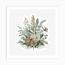 Wildflowers 1 Art Print