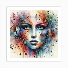 Music Notes 1 Art Print