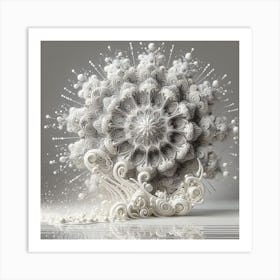 3d Paper Art 1 Art Print