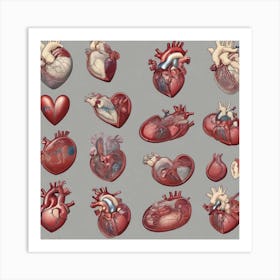 Human Heart Art Print