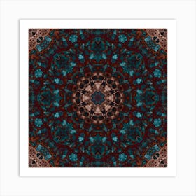 Mandala Abstraction A Small Pattern Art Print