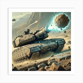 Terraform Tanks Earth Artillery Specialty Art Print