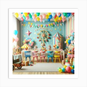 Birthday Party Art Print