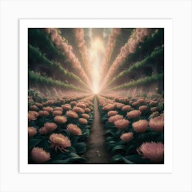 Flower Garden 1 Art Print