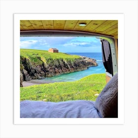 Van Life, Isle of Lewis, Scotland Art Print