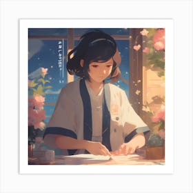 Anime Dream Art Print