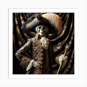 Skeleton 9 Art Print