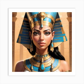 Cleopatra Portrait Artwork 6 Art Print