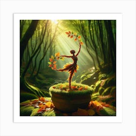 Autumn Dancer Art Print