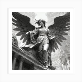 Angel Of Light 2 Art Print