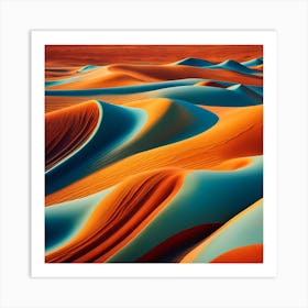 Sand Dunes Art Print