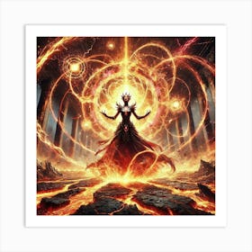 Queen Sorath Heart Of The Core Art Print