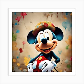 Mickey Mouse for kids Art Print