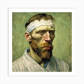 Portrait Of Van Gogh 6 Art Print