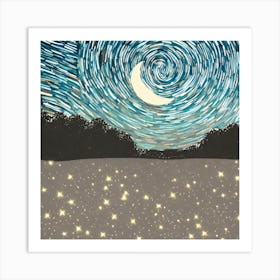 Starry Night Art Print