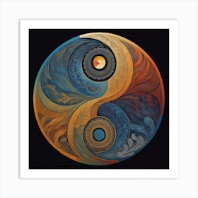 Yin Yang 3 Art Print