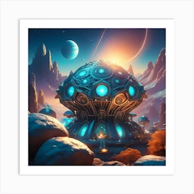 Alien Planet Art Print