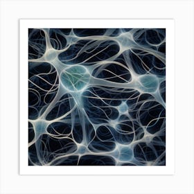 Neuron In The Brain 2 Art Print