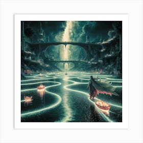 River Of Light Art Print