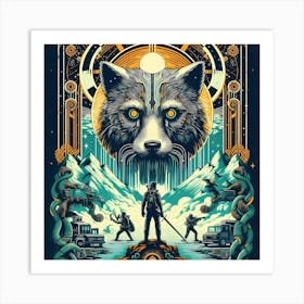 Wolf. Art Print