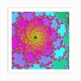 Fractal Flower Art Print