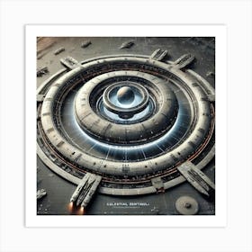 Celestial Bastion Design Converted Art Print