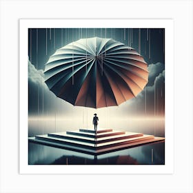 Umbrella Footage Art Print