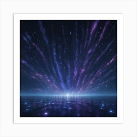 Abstract Space - Space Stock Videos & Royalty-Free Footage Art Print