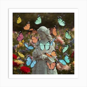 Butterfly - Butterfly Stock Videos & Royalty-Free Footage Art Print