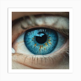 Blue Eye Art Print