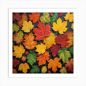 Autumn Leaves 6 Art Print