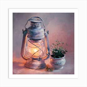 Candlelit Lantern 6 Art Print