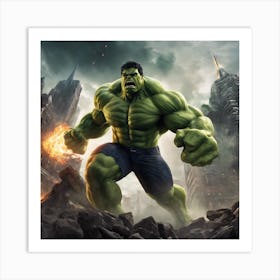 Incredible Hulk 2 Art Print