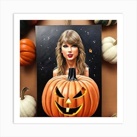 Taylor Swift Pumpkin 9 Art Print