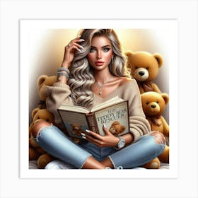 Teddy Bears 18 Art Print